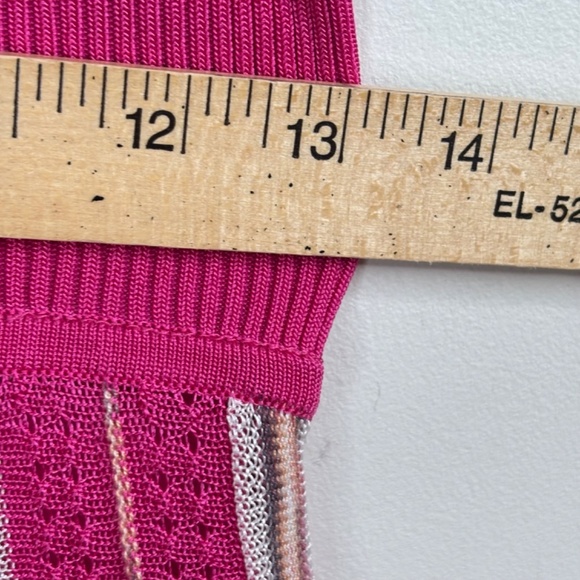 Vintage Y2K Guess Babydoll Dress M Knit Mini Pink Retro Barbie Mean Girls Hoco - Picture 10 of 11